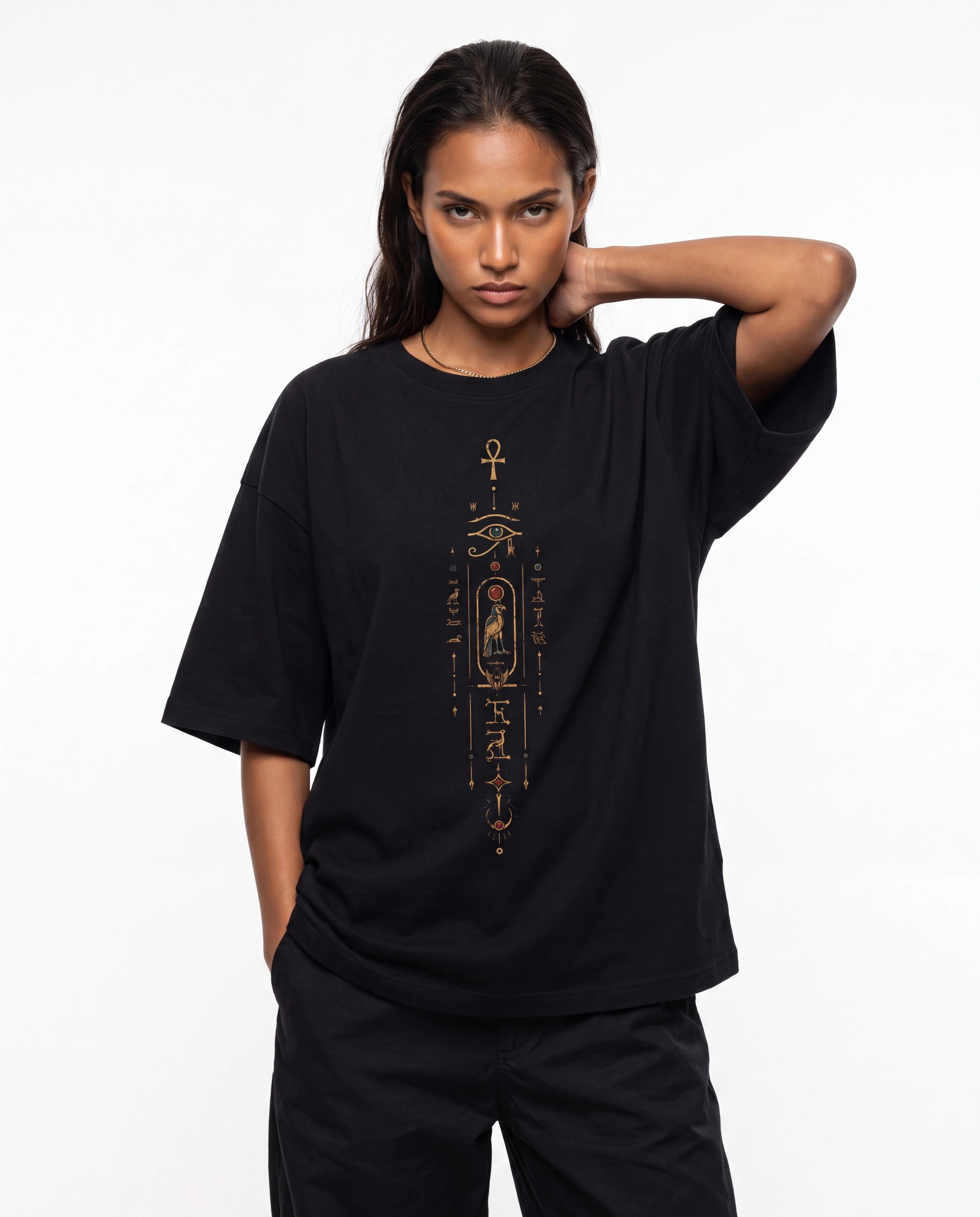 The TA-MERI tee in cotton, front